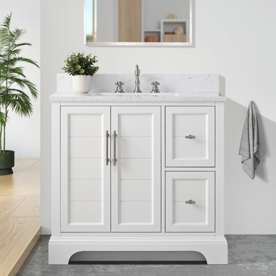  Ensemble de meuble-lavabo autoportant 36 po avec comptoir 36 po