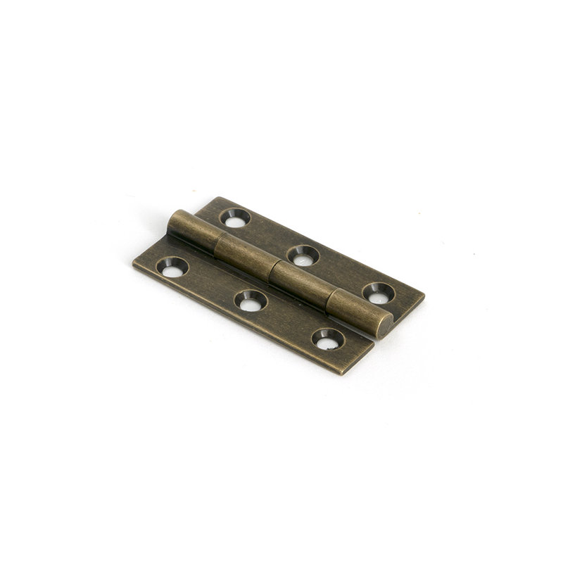 Butt Hinge, 5cm H x 2.8cm W, Burnished Brass