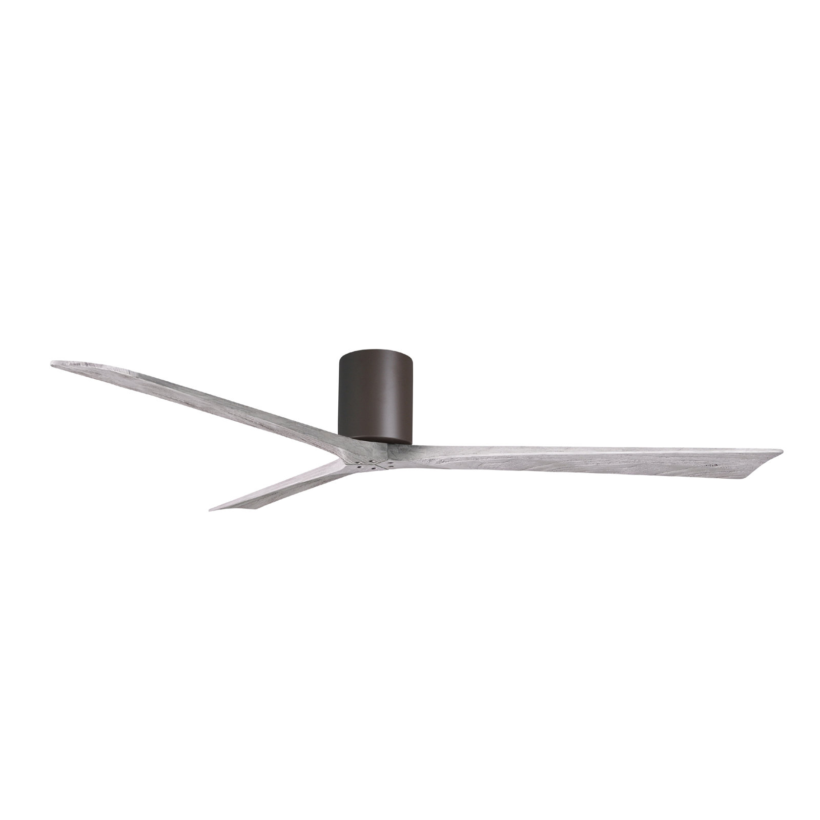 Olivier 3 Blade Ceiling Fan, Textured Bronze, Barn Wood Tone, 72"