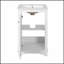Meuble-lavabo de 20 pouces avec lavabo en céramique, ensemble de meuble-lavabo simple autoportant avec porte à fermeture douce et tablette réglable, style moderne-870406562
