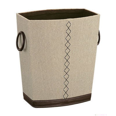 Manufactured Wood Open Waste Basket