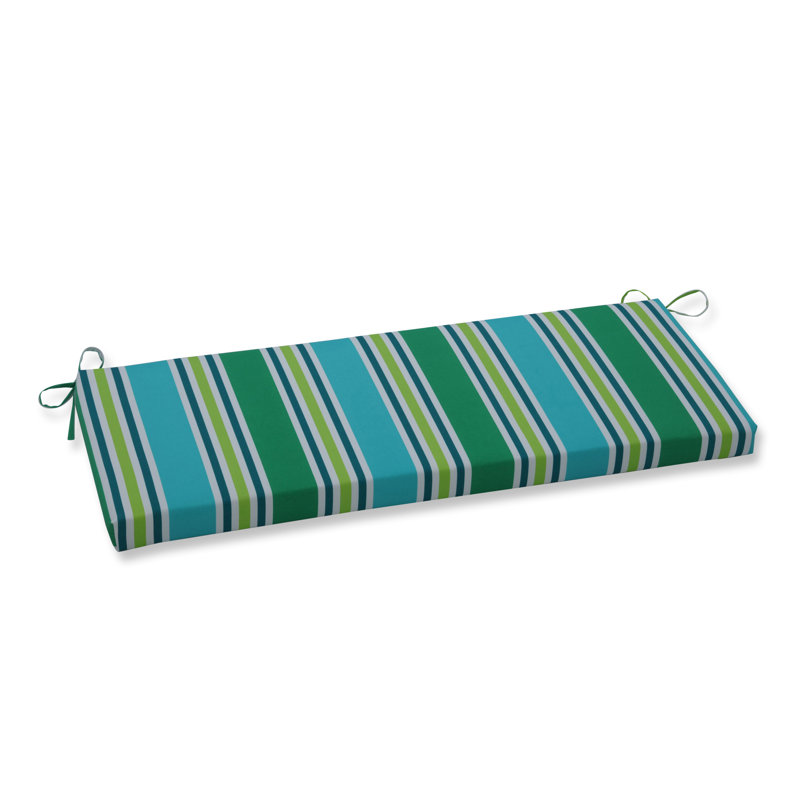 Coussin de banc Dmitris, Turquoise / Vert