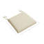 Coussin de chaise de salle à manger en lin Jax-123259759
