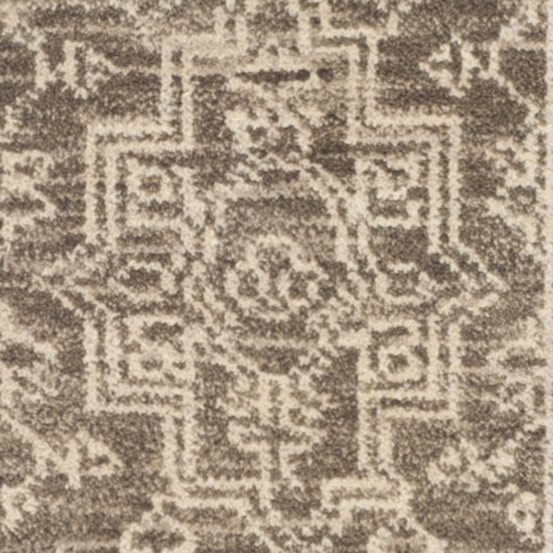 Kenya Brown / Beige Oriental Rug, Rectangle 6' x 9'