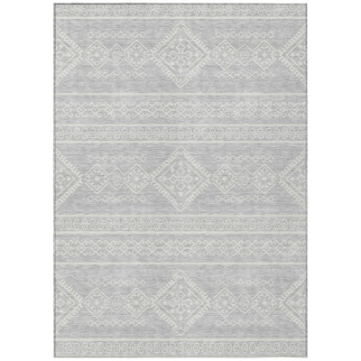 Tapis intérieur / extérieur Chaena avec envers antidérapant