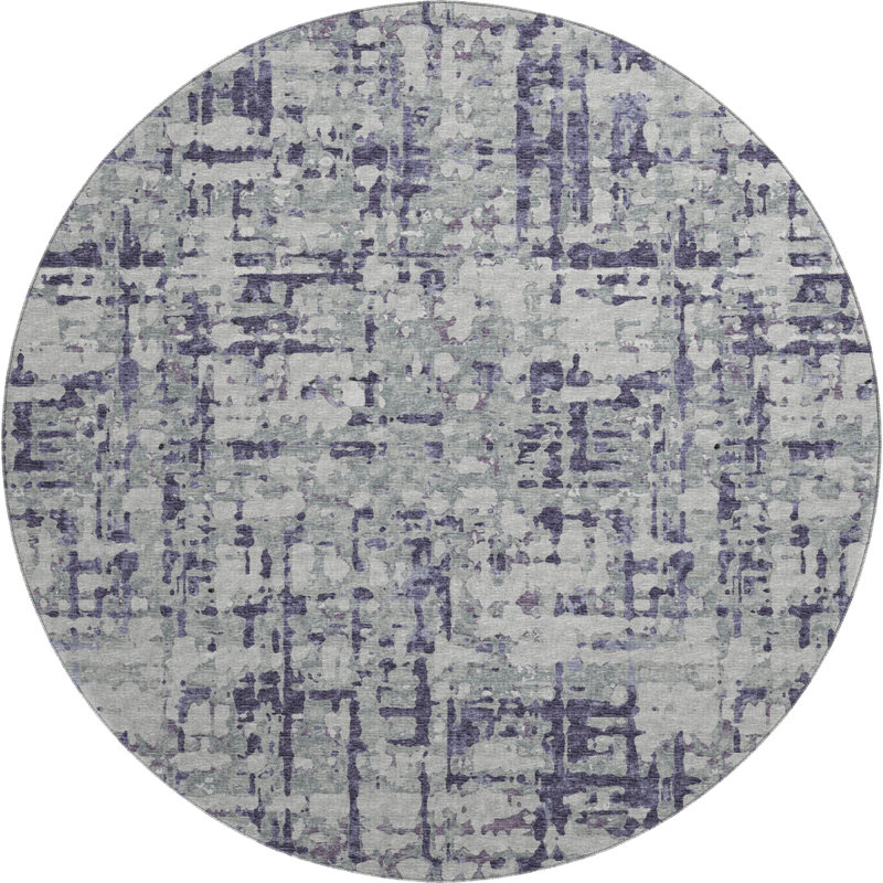  Hintzen Outdoor Rug, Round 8'