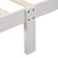 Lit plateforme simple en bois avec tête et pied de lit-1325124577