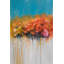 Ensemble de fleurs orange - imprimé abstrait mat pour la décoration intérieure-1598773190