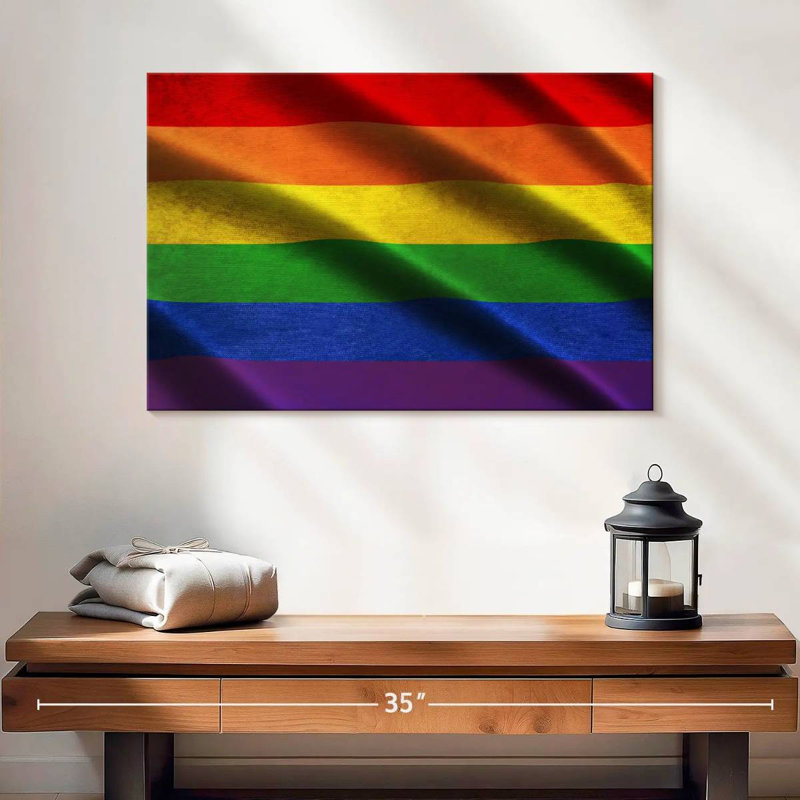 LGBT Flag, 16" H x 24" W