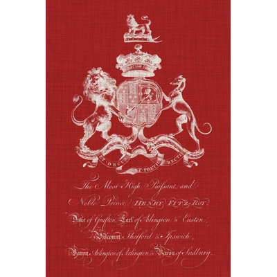 Heraldry Pop I 1 Piece Wall Art on Canvas