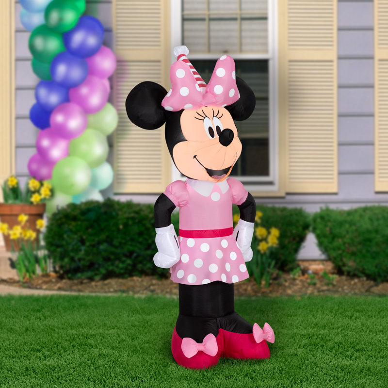 Airblown-Minnie avec chapeau de fête