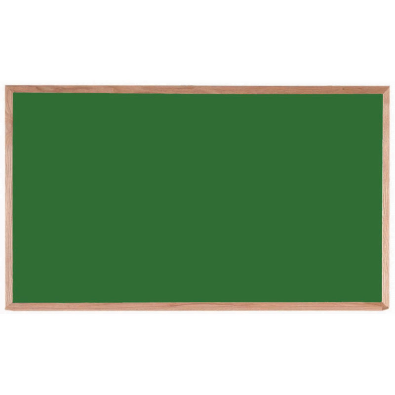 AARCO Yes Wood Chalkboard, 3' H x 5' L