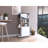Versatile Kitchen Cart Kryot with Single Door Cabinet and Four Casters for Efficient Storage