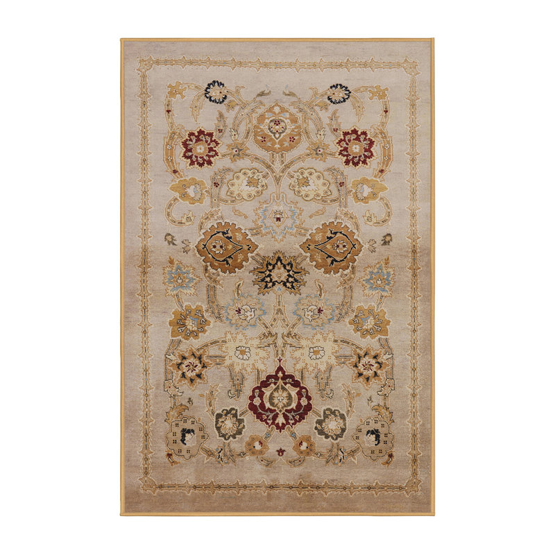 Tapis beige / brun clair Skakli, Tapis de couloir 2 pi x 5 pi
