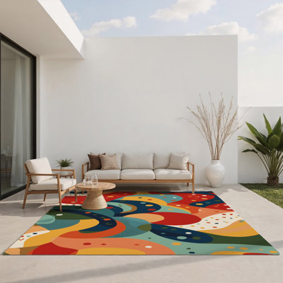 Tapis intérieur et extérieur Jazzy Stomp