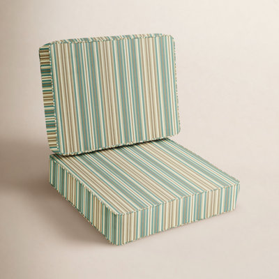Anora Striped Outdoor Lounge Chair