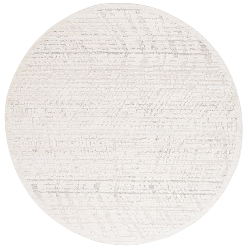 Mahisha Performance Abstract Rug, Round 6'7"