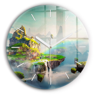 Glass Wall Clock
