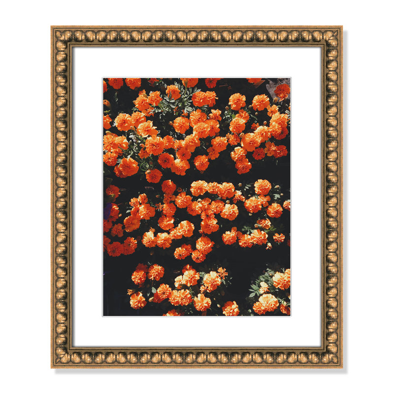 Chrisine " Marigold Blooms ", 20" H x 17" W