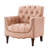 Annja 32" W Tufted Genuine Leather Armchair-121845631