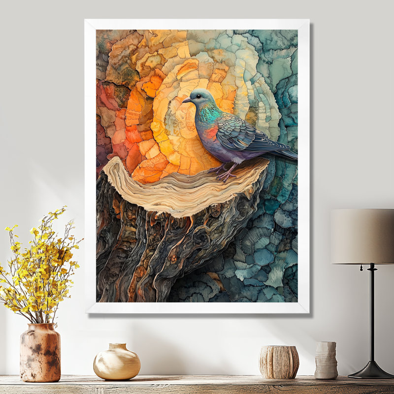 Kratochvil - Animals Wall Art Living Room, H 32 po x l 16 po, Reproduction encadrée d'une seule photo, Blanc