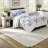 Microfiber Bedding Sets King, Modern Floral Reversible Home Comfort