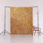 Tapis décoratif orange et beige à motif abstrait zébré-171192731