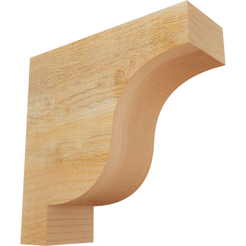 Newport Corbel, H 12 po x l 4 po x P 12 po, Sapin de Douglas, Sciage brut