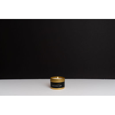 Coconut Lime Scented Travel Size Candle