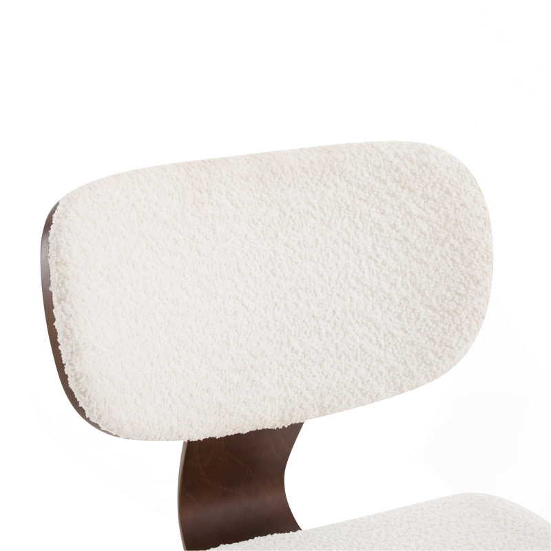 Chaise d'appoint rembourrée Boucle
