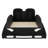 Race Car-Shaped Platform Bed With Wheels-1677034003