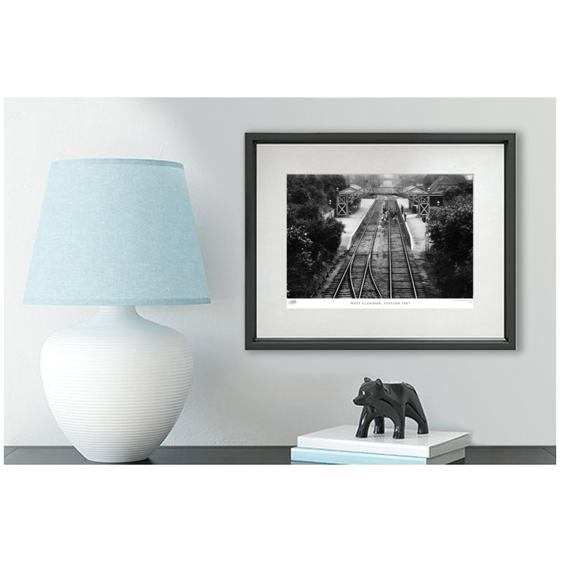 West Clandon, Station 1907 by Francis Frith - Single Picture Frame Print, 40cm H x 50cm W x 2.3cm D