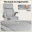 Fauteuil de bureau pivotant en velours