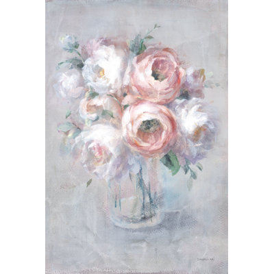 Light Summer Blooms I by Danhui Nai - Wrapped Canvas Painting