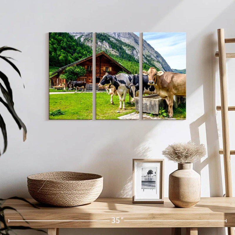 Brampt Karwendel Cows, 24" H x 38" W