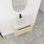 Meuble-lavabo simple 29,53 po avec plateau en résine Keeon