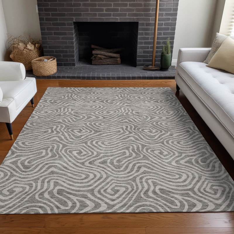  Machine Washable Indoor/Outdoor Chayden ACN1030 Rug, Rectangle 2'6" x 3'10"