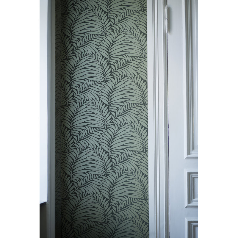 Rouleau de papier peint L 33 pi x l 21 po Myfair Leaf, Olive