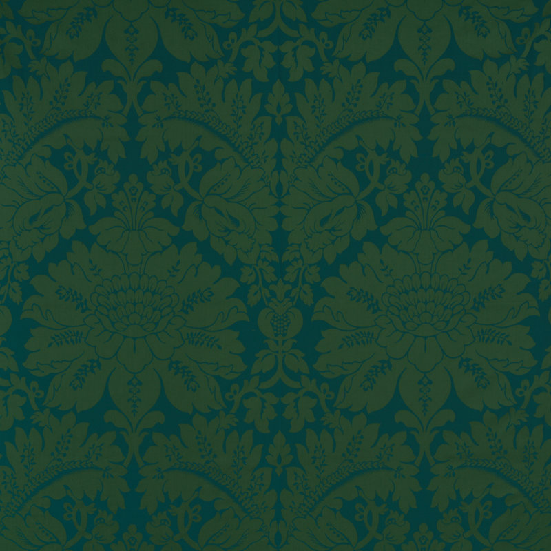 Maggiore Damasco Fabric, Emerald