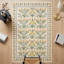 Tapis jaune Cottagecore