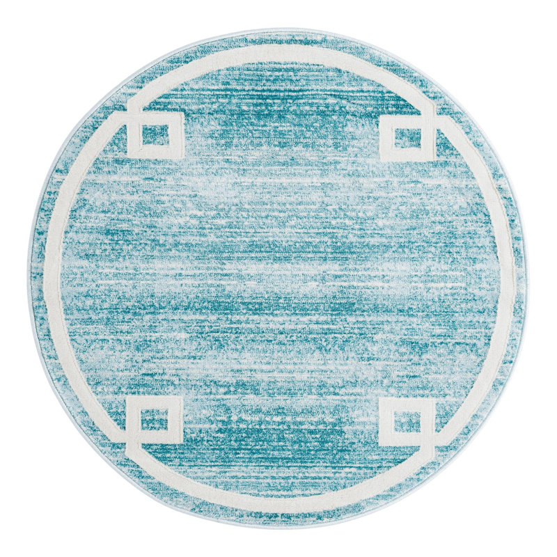 Teydgha Jill Zarin Hill Uptown Rug, Round 3'3"