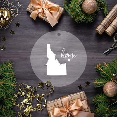0.1'' Acrylic Holiday Shaped Ornament