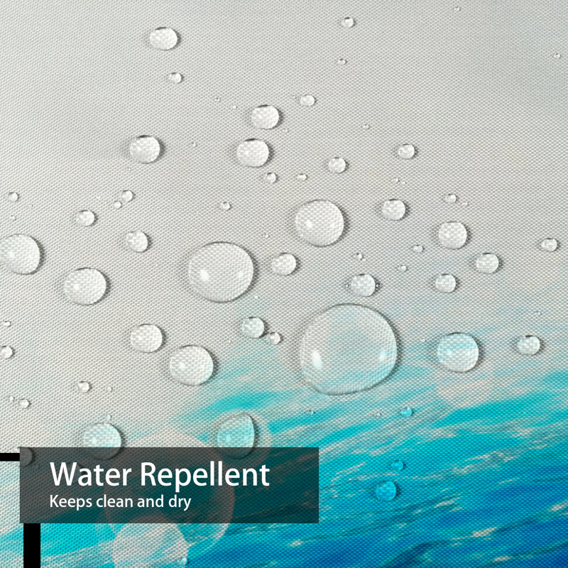 Rideau de douche Blue Water, L 72 po x l 72 po