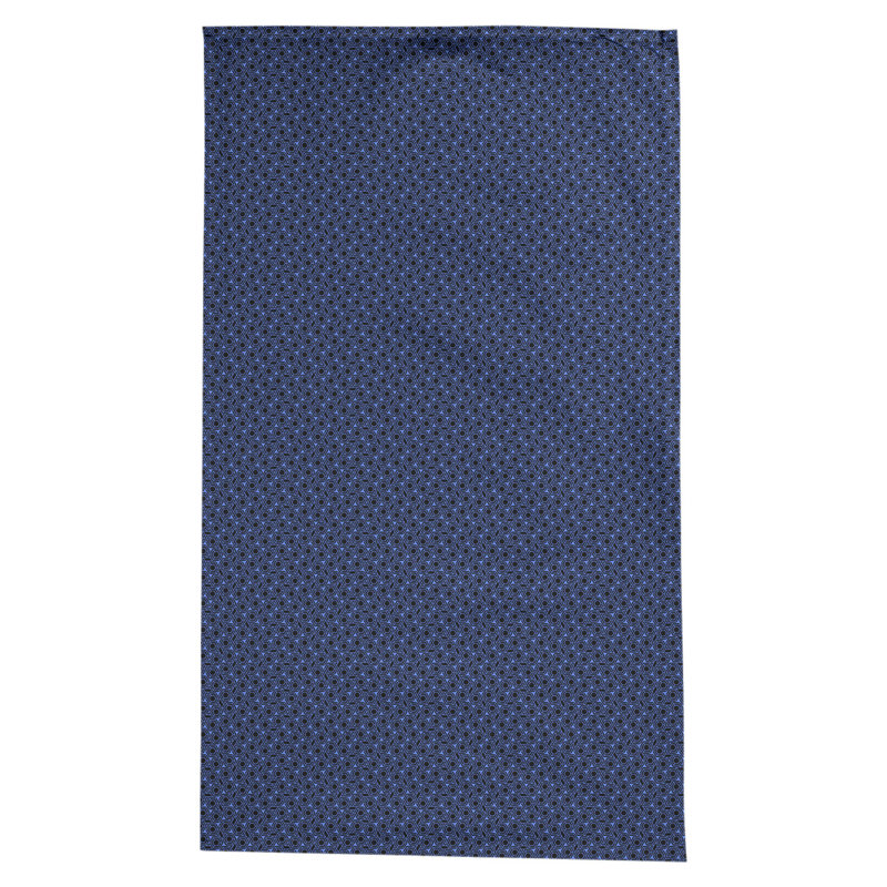 Leffel Geometric 100% Cotton Tablecloth, Blue/Black