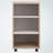 Dandoy Cabinet with Open Shelves in White Finish, 29'' H X 15.59'' W X 17.47'' D