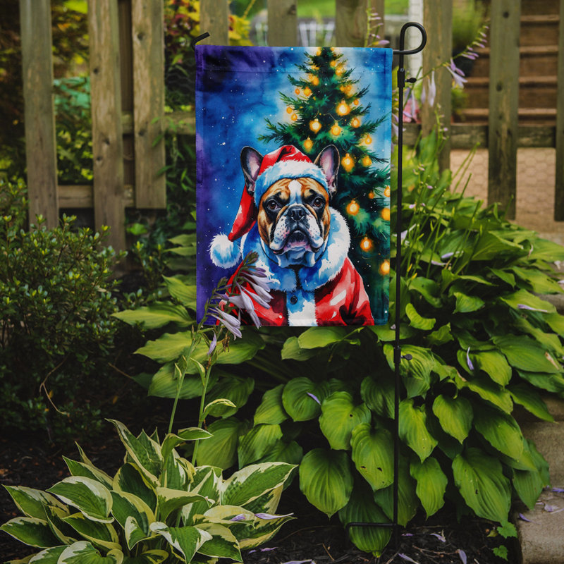 Drapeau de jardin Doberman Pinscher, Bouledogue français