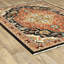 Tapis rouge / brun Oaklynn-208784987
