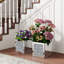 Handmade Mirrored Glass Planter Box-113364247