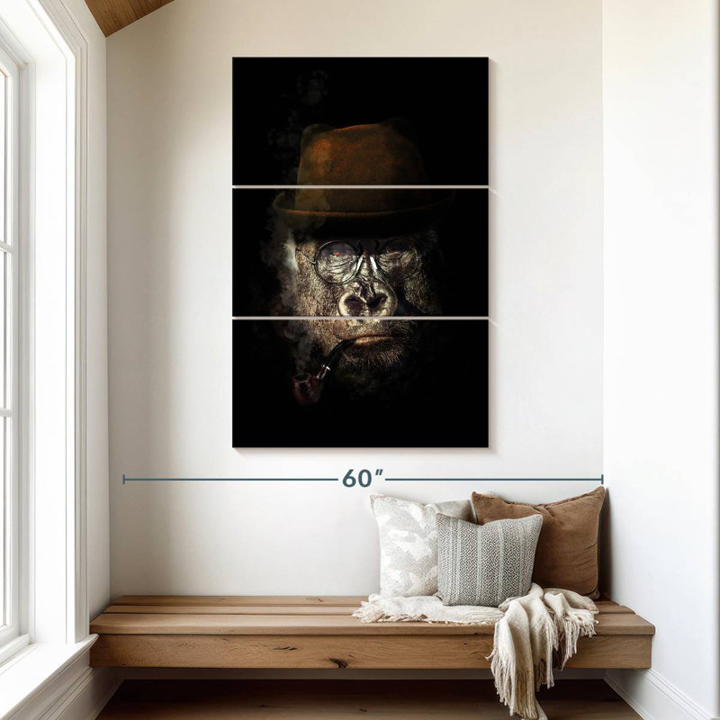 Brampt Classy Gorilla, 50" H x 32" W