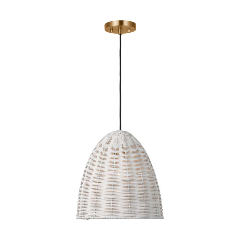 Luminaire suspendu Norman , H 83 po x l 13,375 po x P 13,375 po, Bronze / frêne